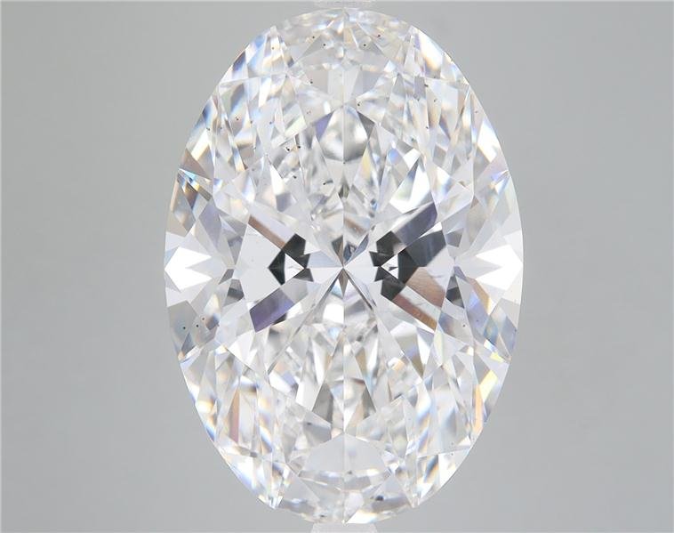 11.06ct F VS2 Rare Carat Ideal Cut Oval Lab Grown Diamond