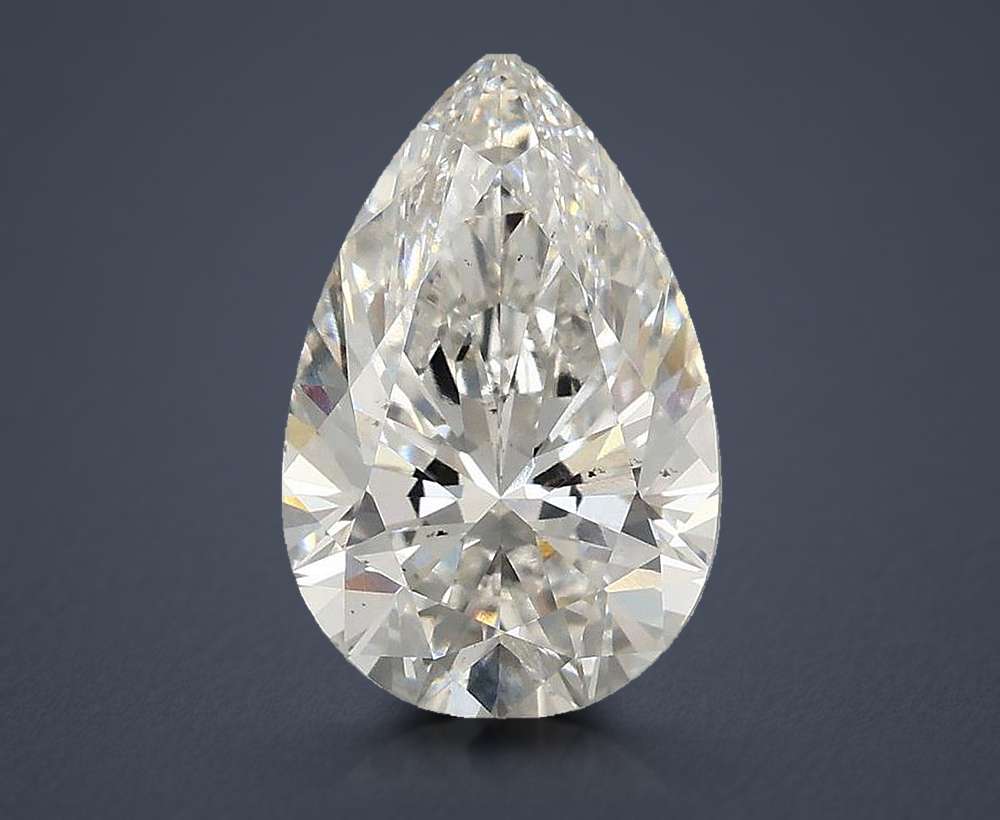 2.54 Carat Pear Lab Diamond