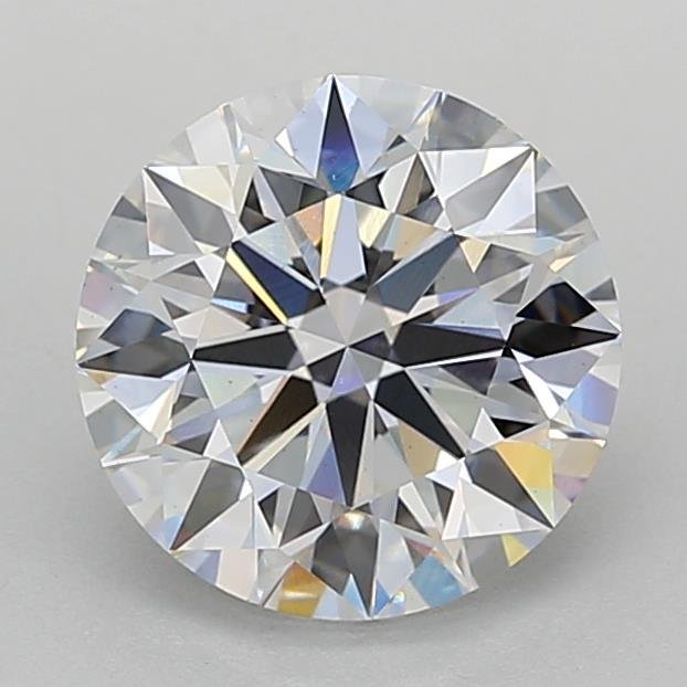 2.96ct D VS1 Rare Carat Ideal Cut Round Lab Grown Diamond