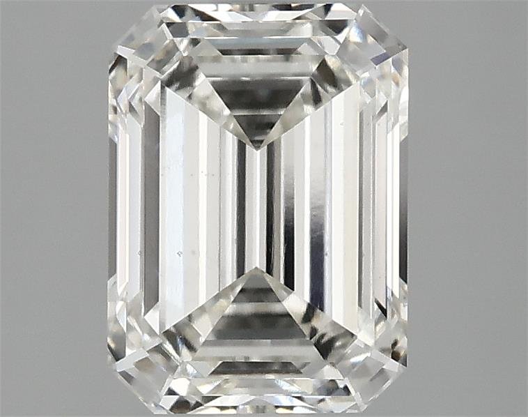 2.55ct H VS2 Rare Carat Ideal Cut Emerald Lab Grown Diamond