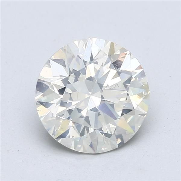 3.31ct J SI2 Rare Carat Ideal Cut Round Diamond