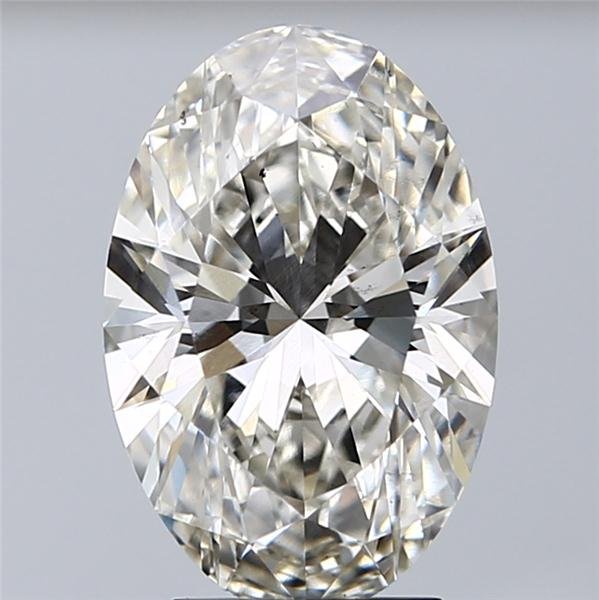 3.54ct I VS2 Rare Carat Ideal Cut Oval Lab Grown Diamond