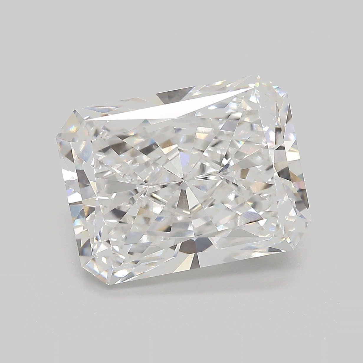 7.60ct E VVS2 Rare Carat Ideal Cut Radiant Lab Grown Diamond
