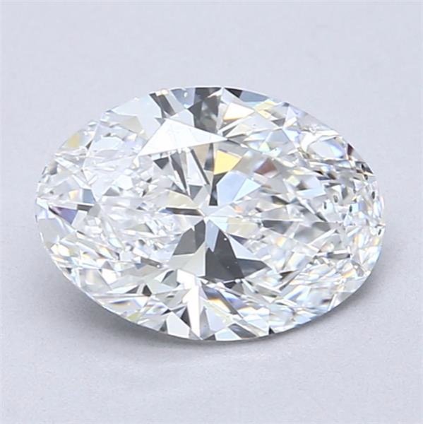 1.70ct D SI1 Rare Carat Ideal Cut Oval Diamond