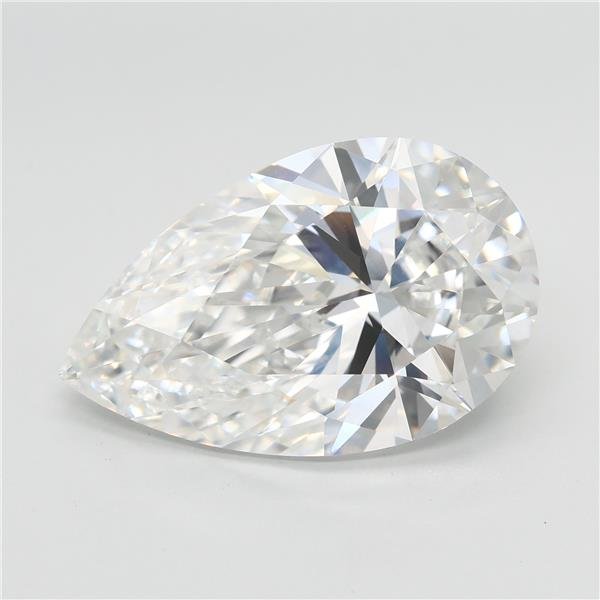 7.06ct E VVS2 Excellent Cut Pear Lab Grown Diamond