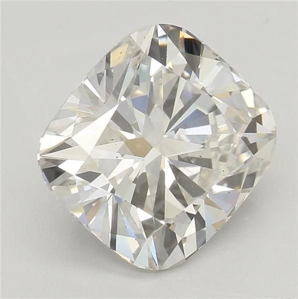 2.06ct H SI1 Rare Carat Ideal Cut Cushion Lab Grown Diamond