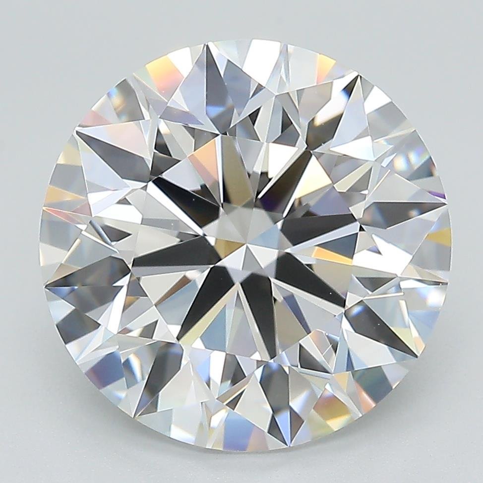 6.10ct E VVS2 Rare Carat Ideal Cut Round Lab Grown Diamond