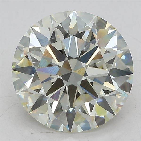 3.29ct J VS1 Rare Carat Ideal Cut Round Lab Grown Diamond