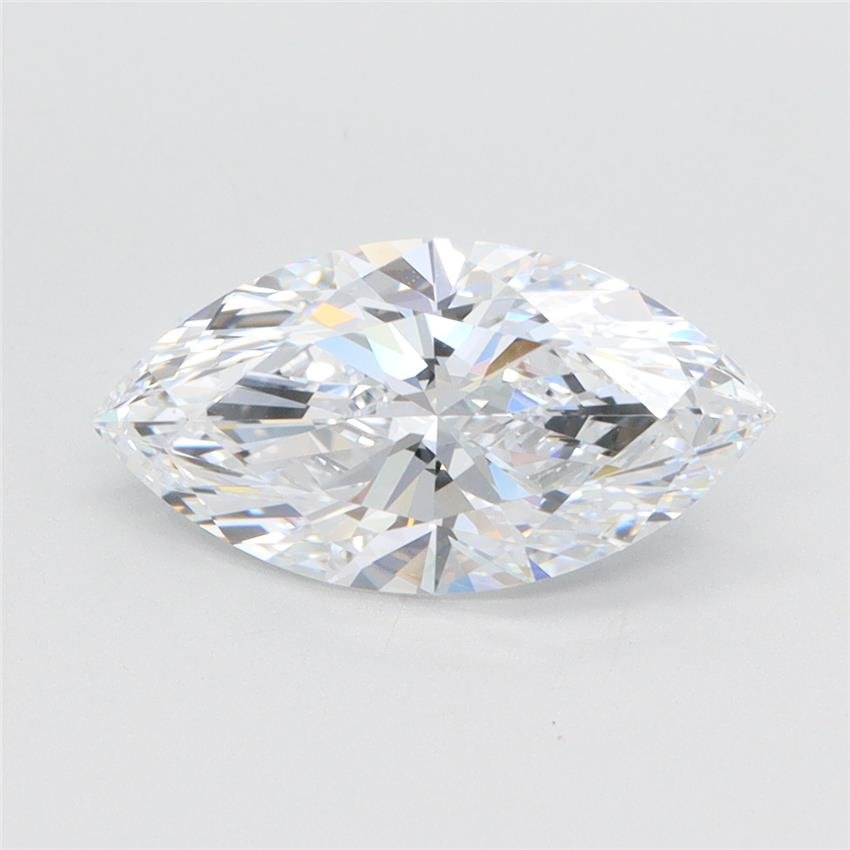 2.09ct F VVS2 Rare Carat Ideal Cut Marquise Lab Grown Diamond