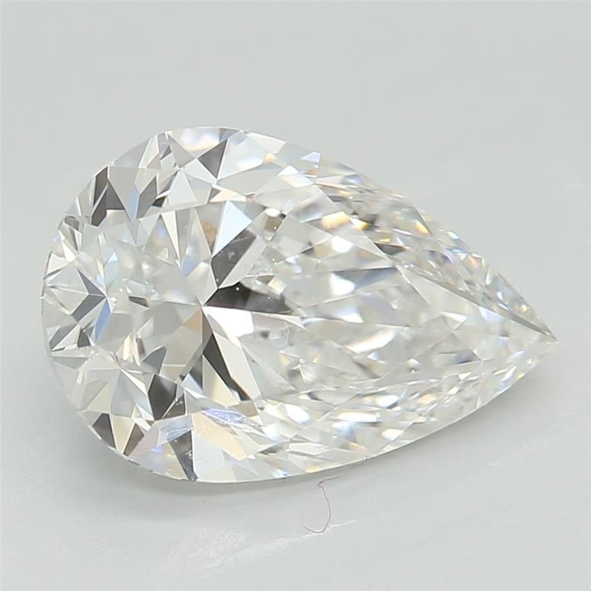 1.57ct E VVS2 Rare Carat Ideal Cut Pear Lab Grown Diamond