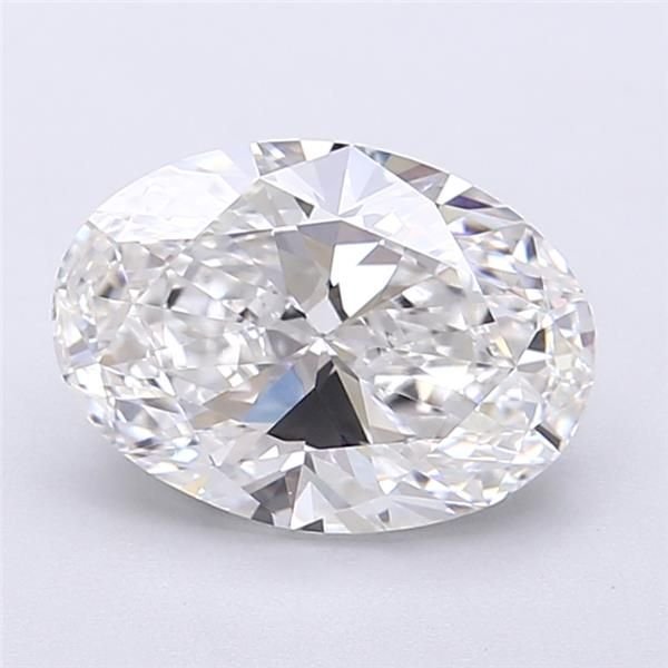 2.09ct F VVS2 Rare Carat Ideal Cut Oval Lab Grown Diamond