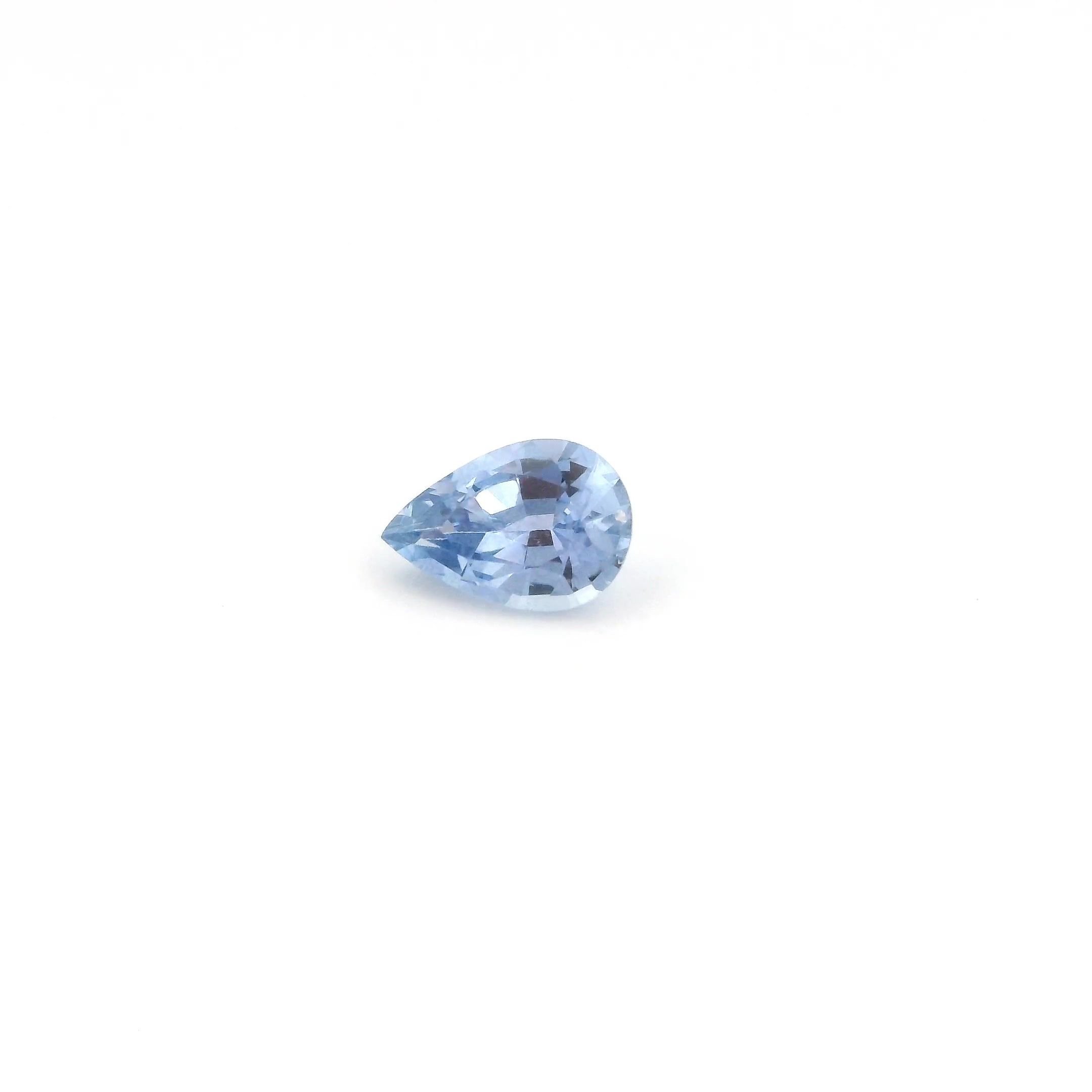 0.50 Carat Blue Pear Sapphire