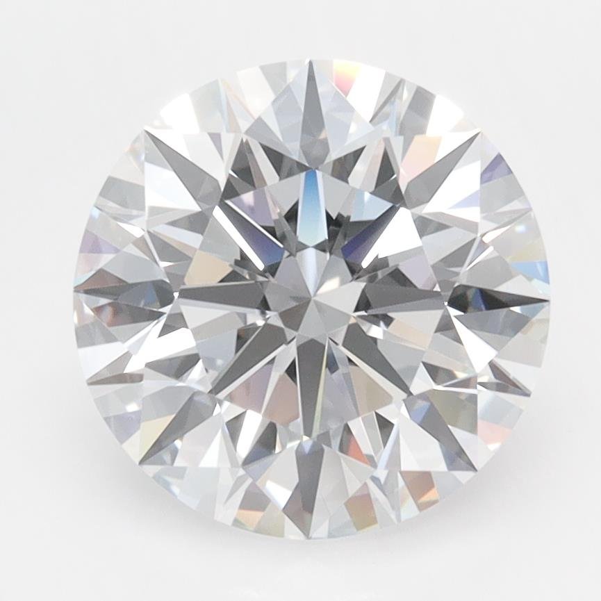 3.18ct D FL Rare Carat Ideal Cut Round Lab Grown Diamond