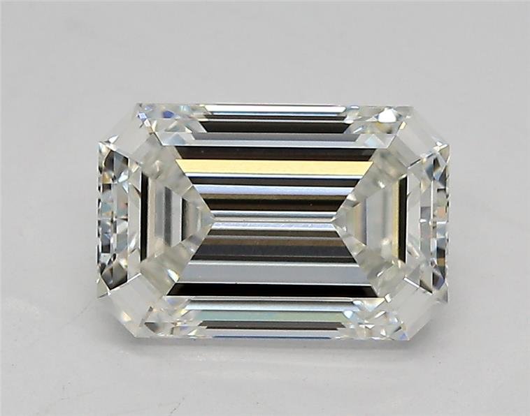 1.54ct F VVS2 Rare Carat Ideal Cut Emerald Lab Grown Diamond