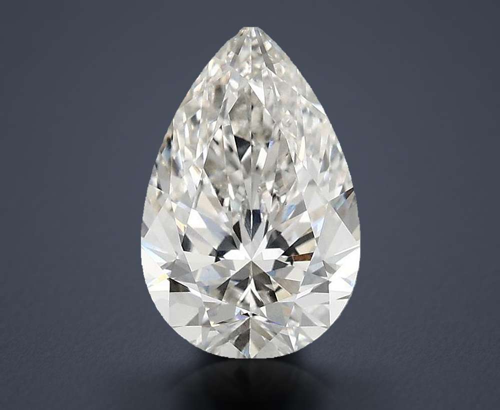 2.00 Carat Pear Lab Diamond