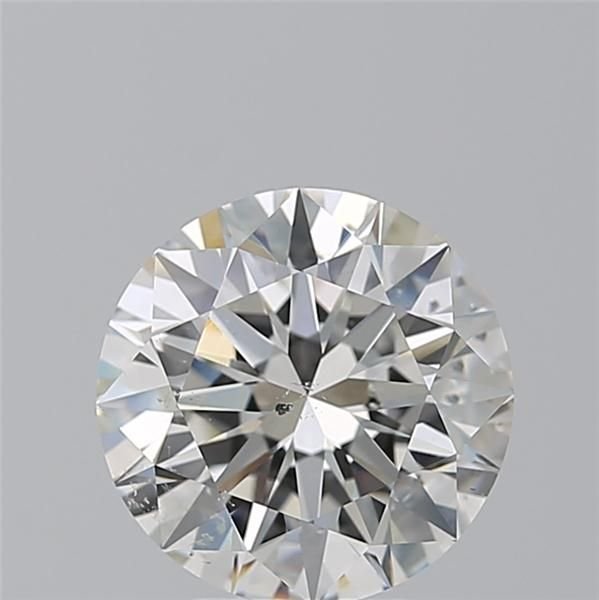 3.29ct H SI1 Rare Carat Ideal Cut Round Diamond