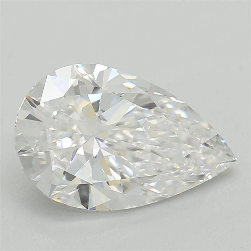 1.02ct D VVS2 Rare Carat Ideal Cut Pear Lab Grown Diamond
