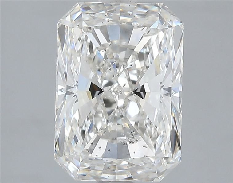 2.52ct J SI2 Rare Carat Ideal Cut Radiant Diamond