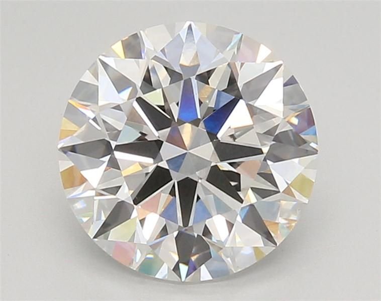 3.01ct E VS1 Rare Carat Ideal Cut Round Lab Grown Diamond