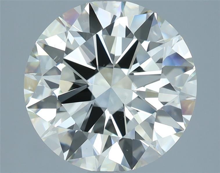 3.01ct J VS2 Excellent Cut Round Diamond