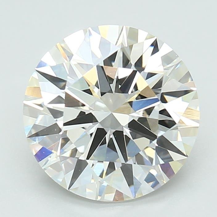 2.51ct F VS1 Rare Carat Ideal Cut Round Lab Grown Diamond