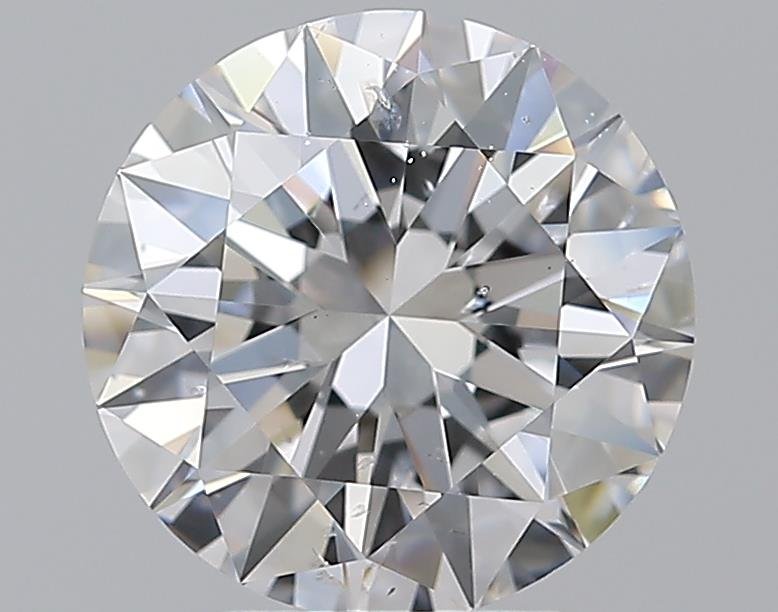 3.01ct D SI2 Rare Carat Ideal Cut Round Diamond