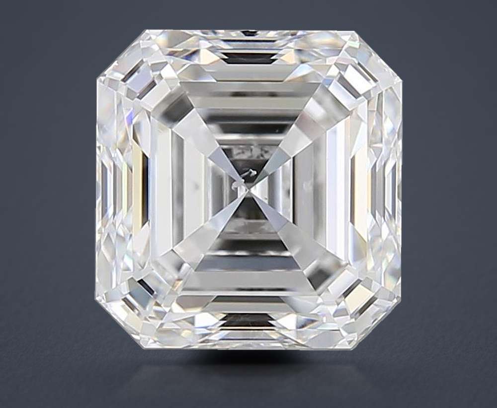 3.04 Carat Asscher Natural Diamond