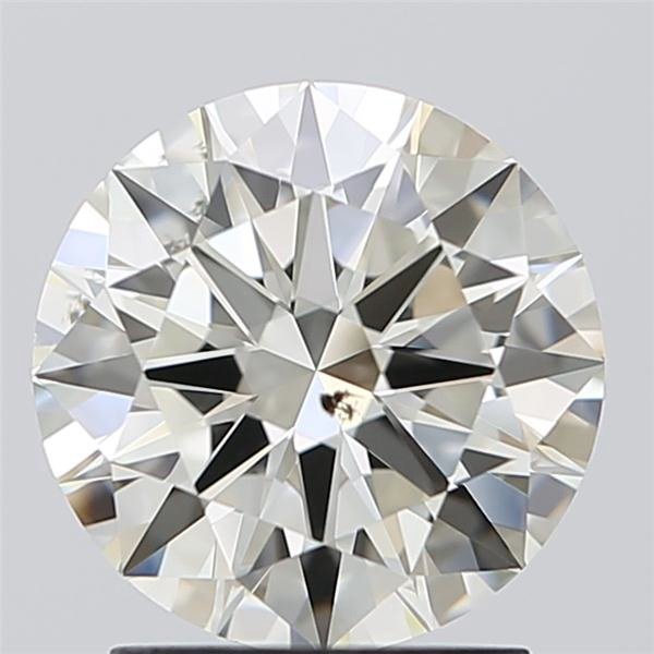 2.02ct J SI1 Excellent Cut Round Diamond