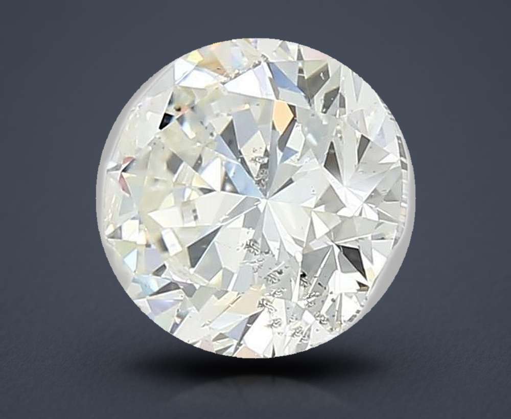 3.00 Carat Round Natural Diamond