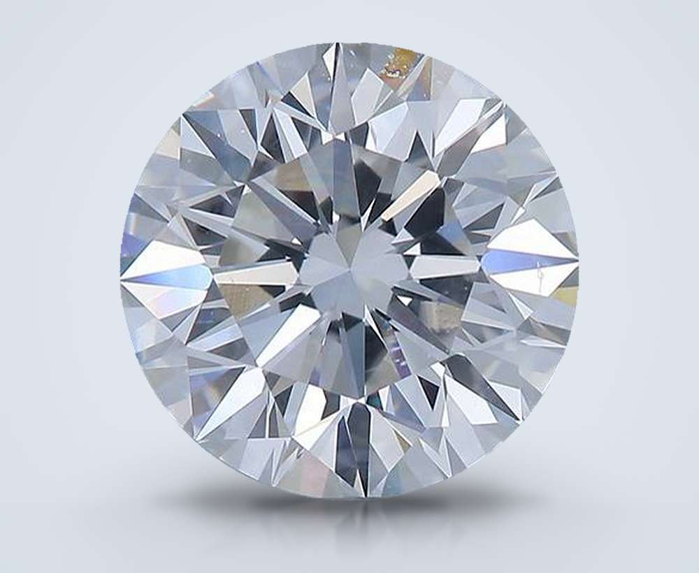 3.67 Carat Round Natural Diamond