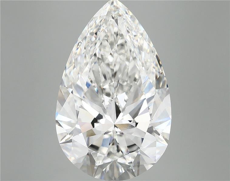 11.18ct F VVS2 Rare Carat Ideal Cut Pear Lab Grown Diamond