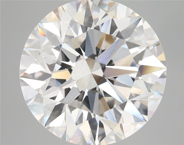 7.02ct E VS2 Rare Carat Ideal Cut Round Lab Grown Diamond