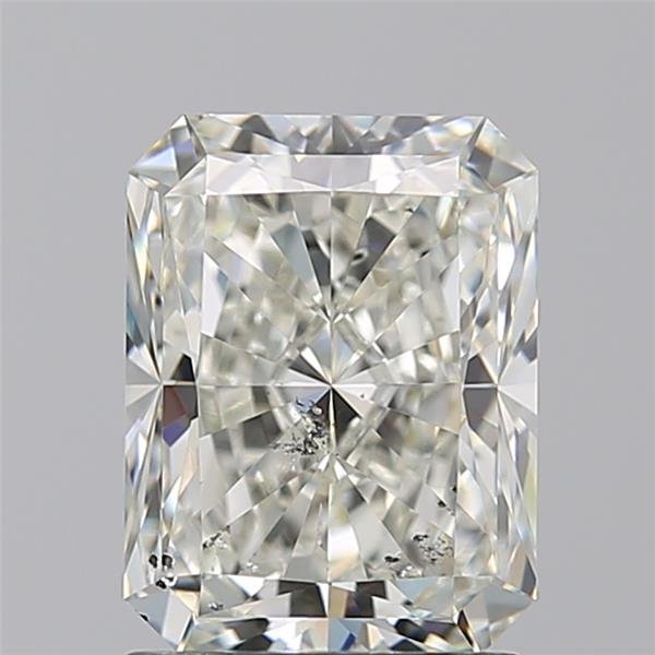 1.90ct K SI2 Rare Carat Ideal Cut Radiant Diamond