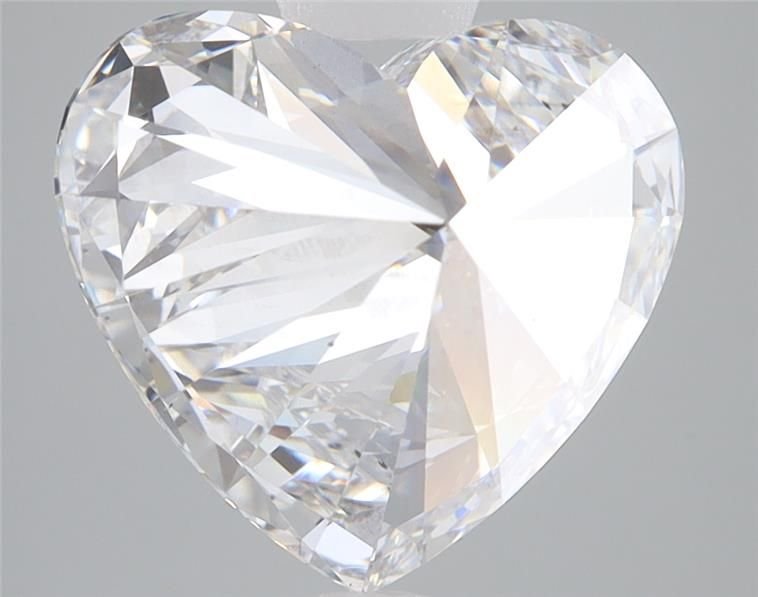 4.58ct F SI1 Rare Carat Ideal Cut Heart Lab Grown Diamond