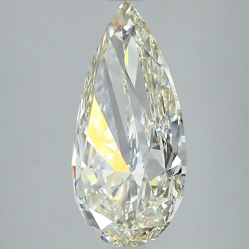 6.01ct K VVS1 Rare Carat Ideal Cut Pear Diamond