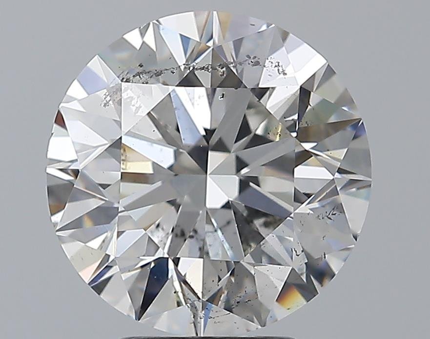 4.01ct F SI2 Excellent Cut Round Diamond