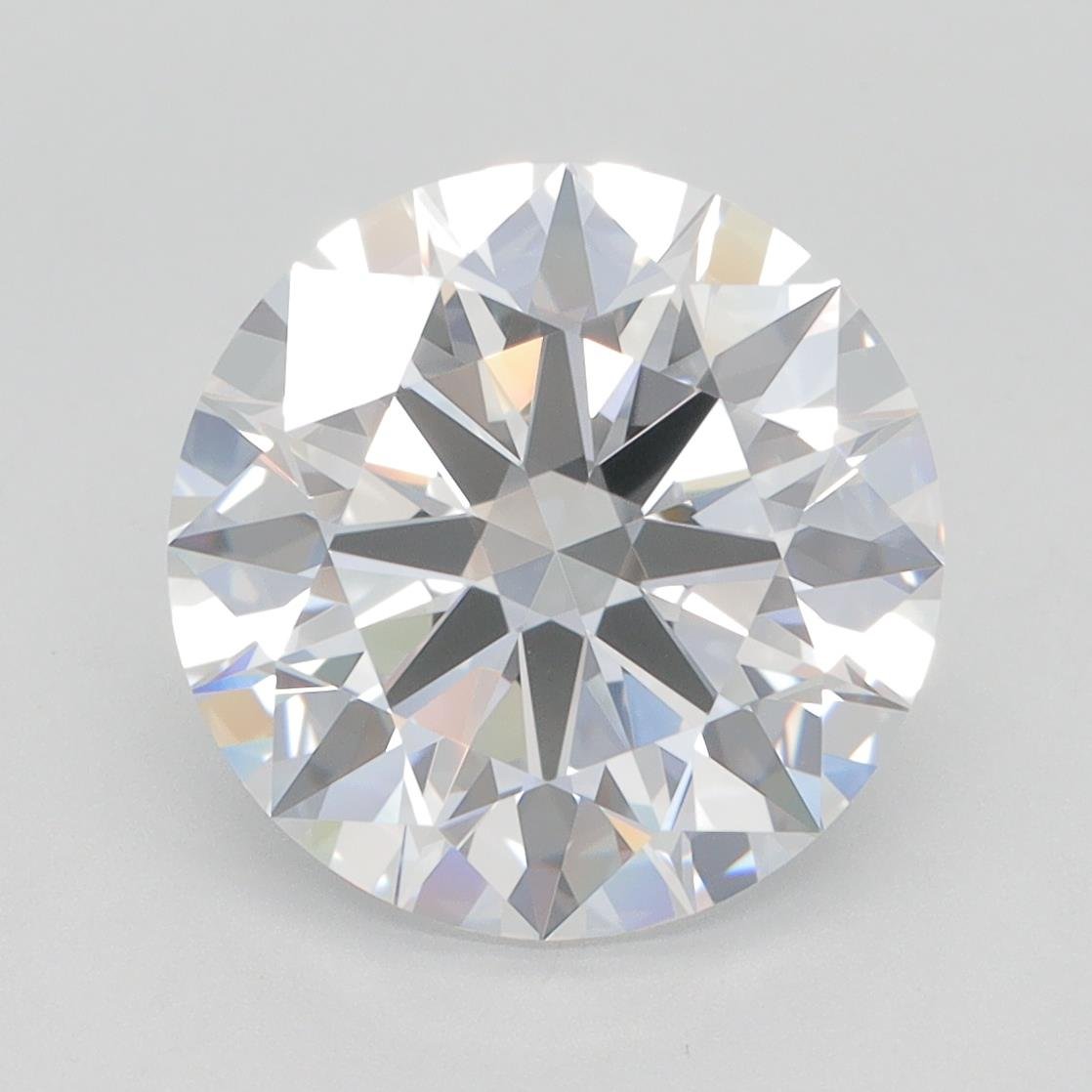 4.27ct D VVS2 Rare Carat Ideal Cut Round Lab Grown Diamond