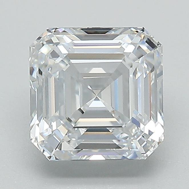 1.79ct F VVS2 Rare Carat Ideal Cut Asscher Lab Grown Diamond