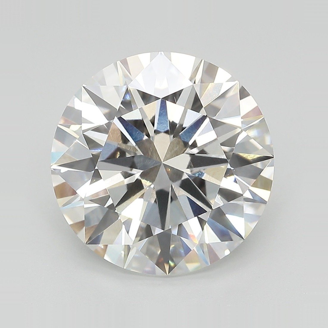 6.66ct E VVS2 Rare Carat Ideal Cut Round Lab Grown Diamond