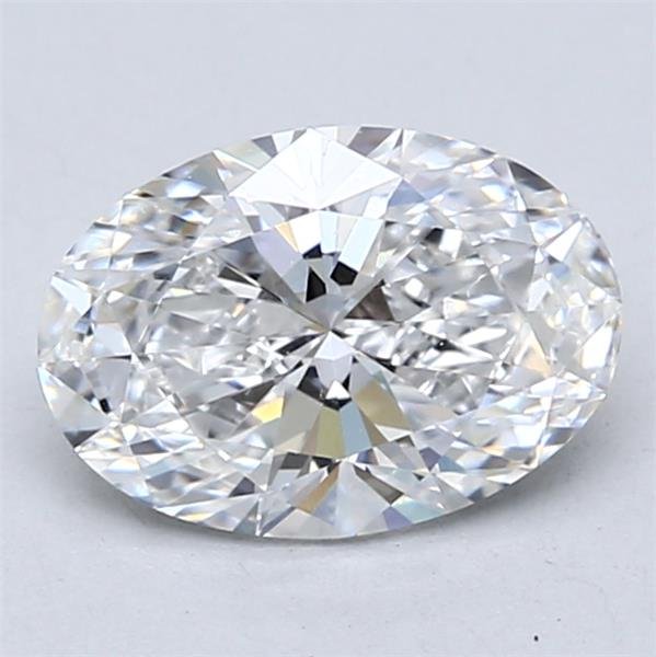 1.51ct D VVS2 Rare Carat Ideal Cut Oval Lab Grown Diamond