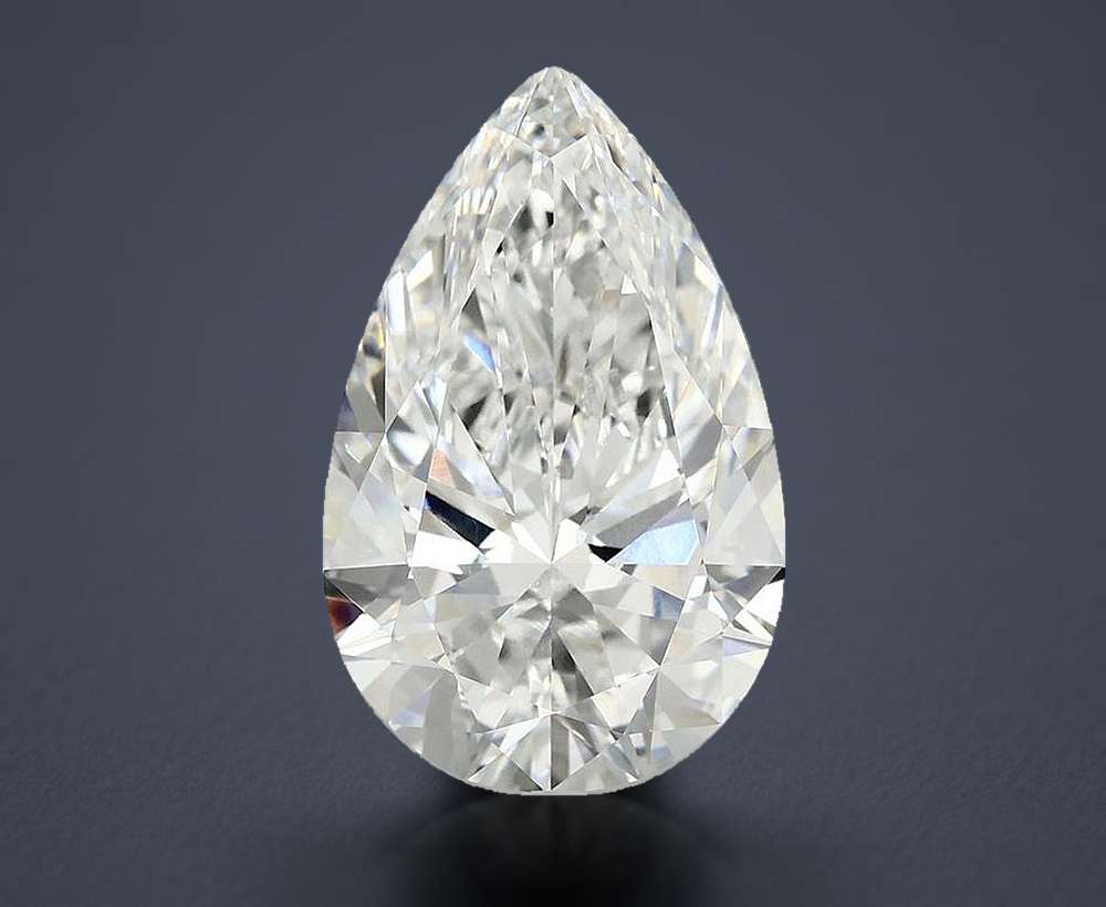 7.42 Carat Pear Lab Diamond
