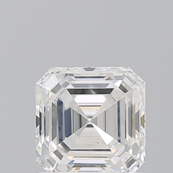 1.10ct F VS2 Rare Carat Ideal Cut Asscher Lab Grown Diamond