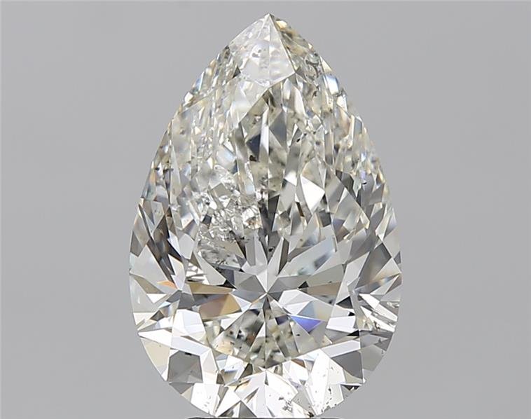 4.51ct H SI1 Rare Carat Ideal Cut Pear Diamond