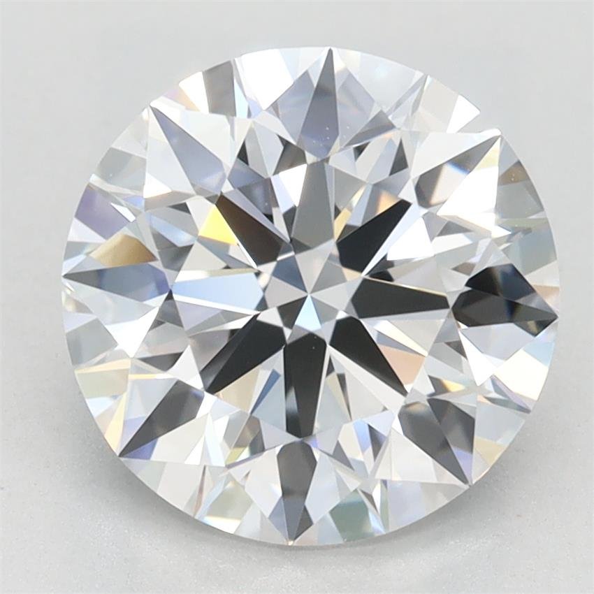 2.43ct D VVS1 Rare Carat Ideal Cut Round Lab Grown Diamond