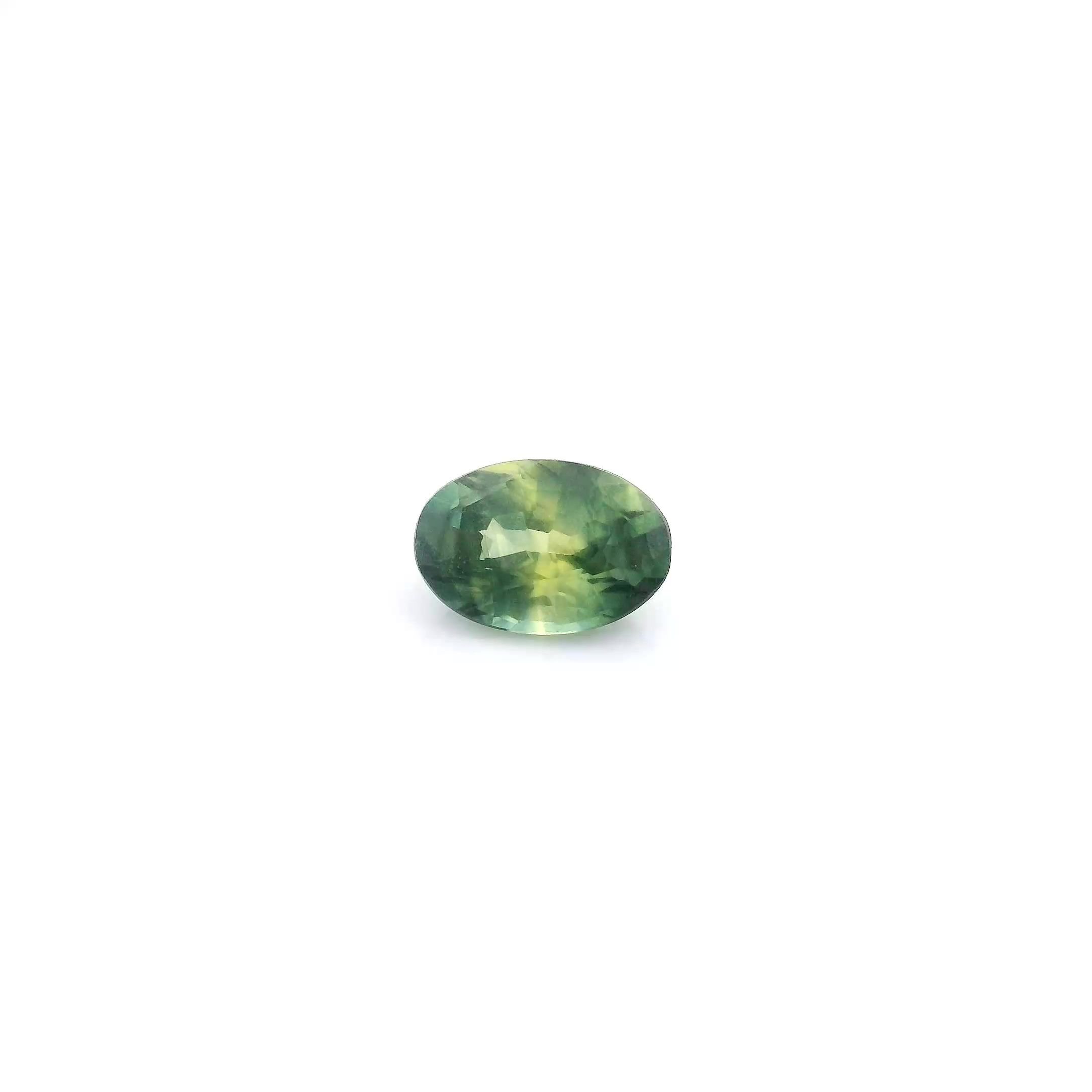 0.60 Carat Green Oval Sapphire