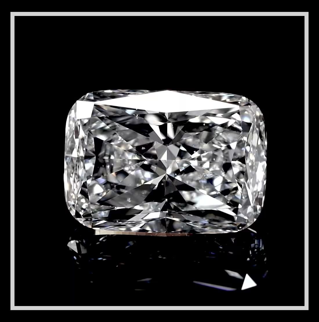 11.61ct G SI1 Very Good Cut Cushion Diamond