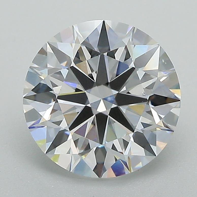 2.64ct D VVS2 Rare Carat Ideal Cut Round Lab Grown Diamond