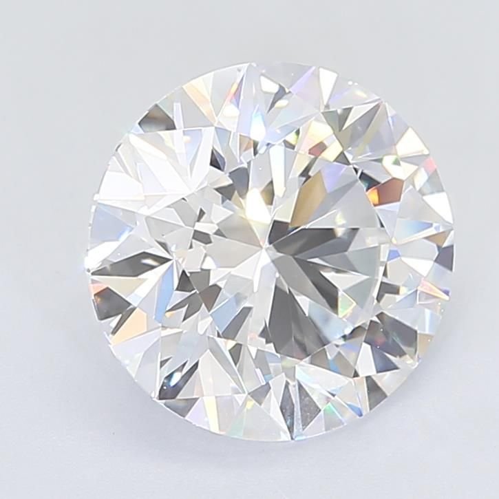7.07ct E VVS2 Rare Carat Ideal Cut Round Lab Grown Diamond