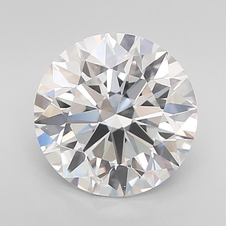 3.02ct E VVS2 Rare Carat Ideal Cut Round Lab Grown Diamond