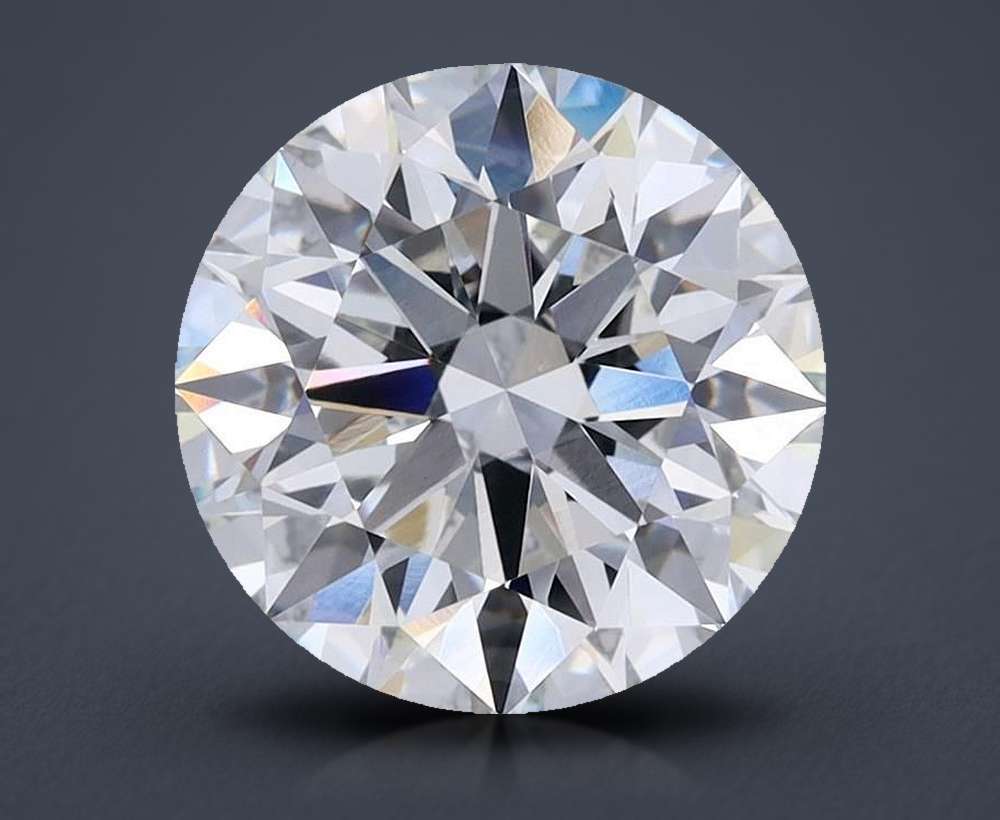 3.80 Carat Round Lab Diamond